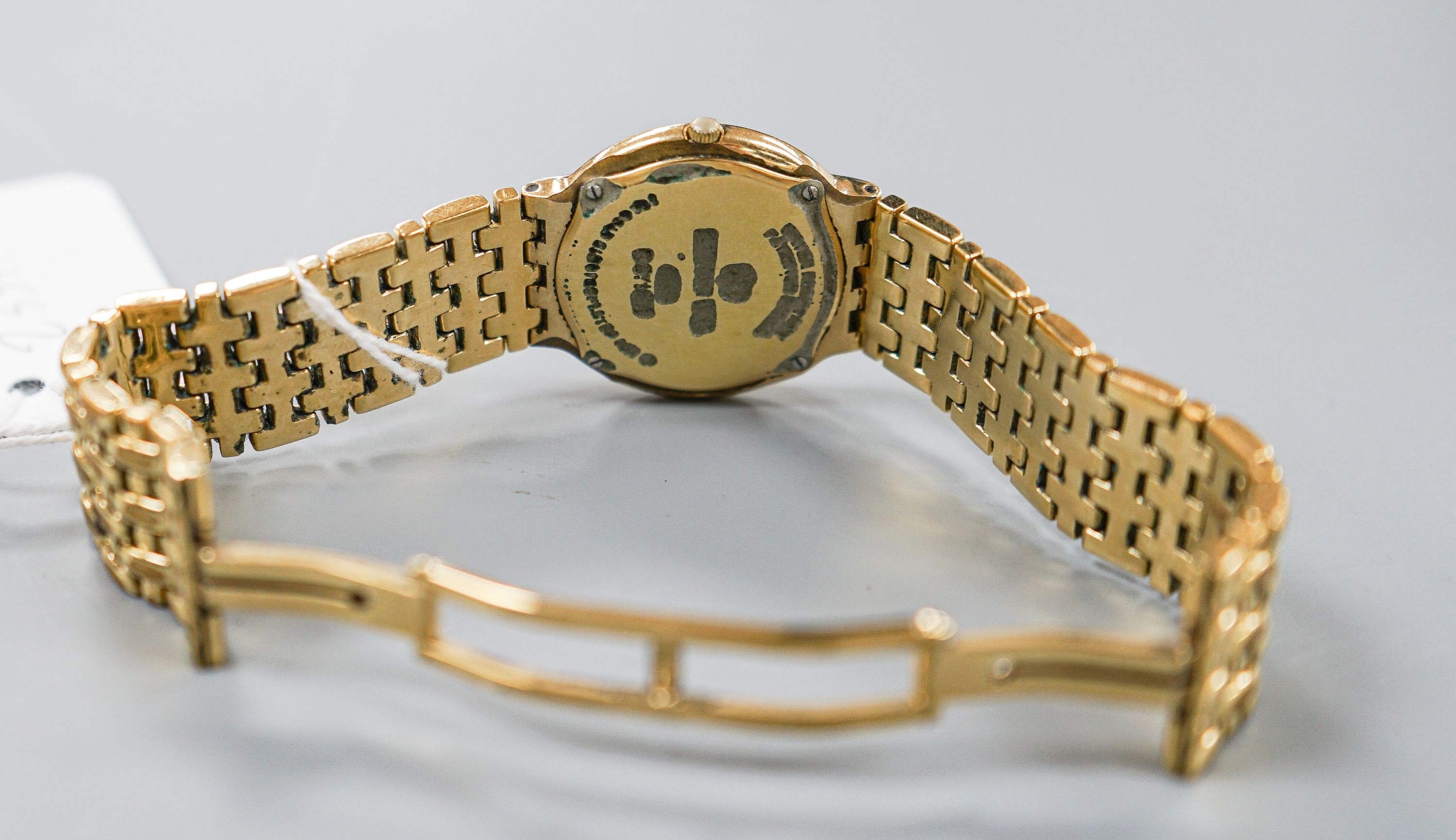A gentleman's steel and gold plated Raymond Weil Fidelio quartz wrist watch (a.f.).